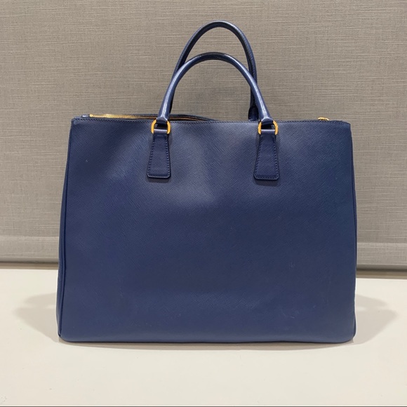 Prada Blue Saffiano Lux Tote Bag- Listing 1 - Picture 2 of 16